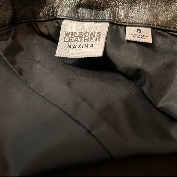 Wilsons Genuine Leather Black Skirt | NWOT - Size 8 - Picture 7 of 9